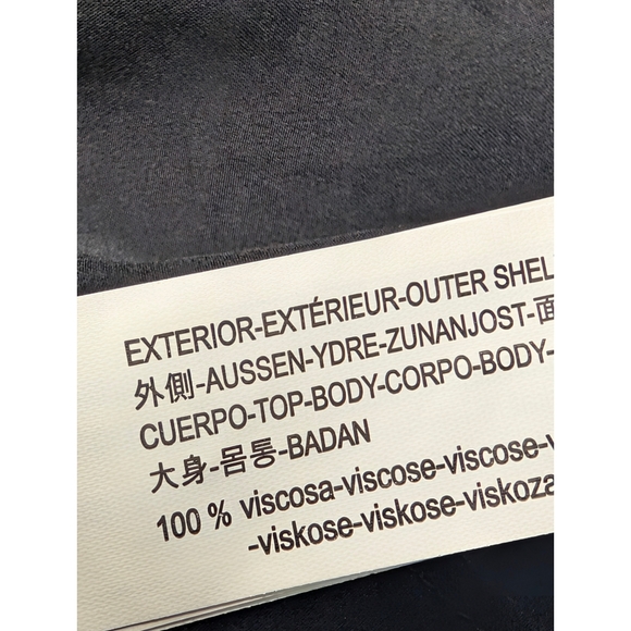 NEW ZARA Black Lace Trimmed Slip Midi Dress Women's Size XS - Picture 7 of 16